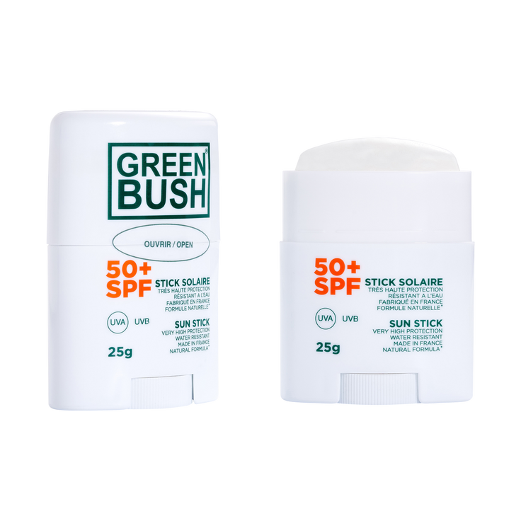 Greenbush Stick Solaire Spf50+ Blanc
