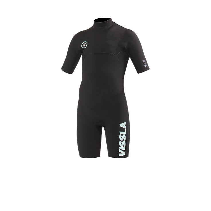 Vissla | Shorty Boys 2-2 Flat Lock - Black